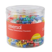 Colored Push Pins, Plastic, Assorted, 3/8\